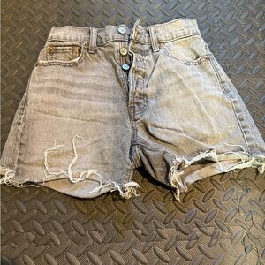 GAP Gray Distressed Jean Shorts- Size 24/00